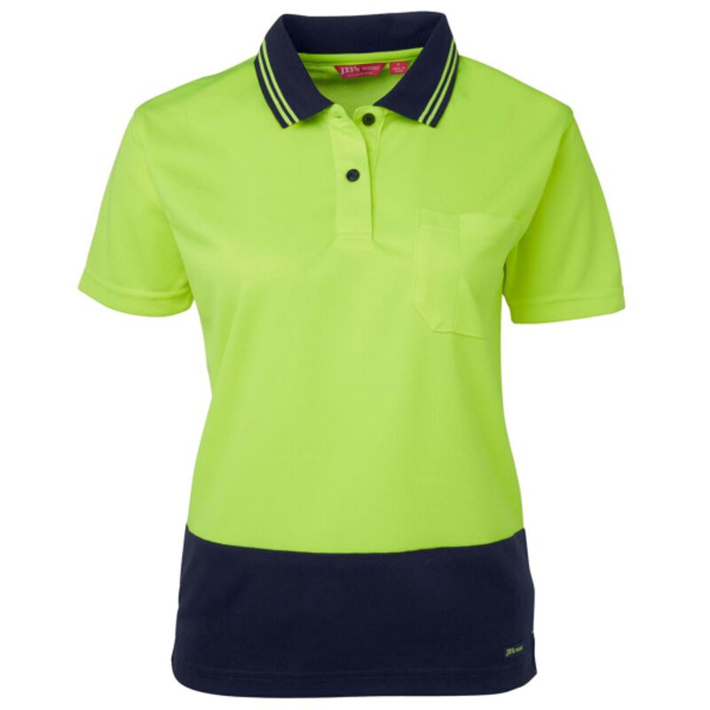 JB's Ladies Hi Vis S/S Comfort Polo Thumbnail