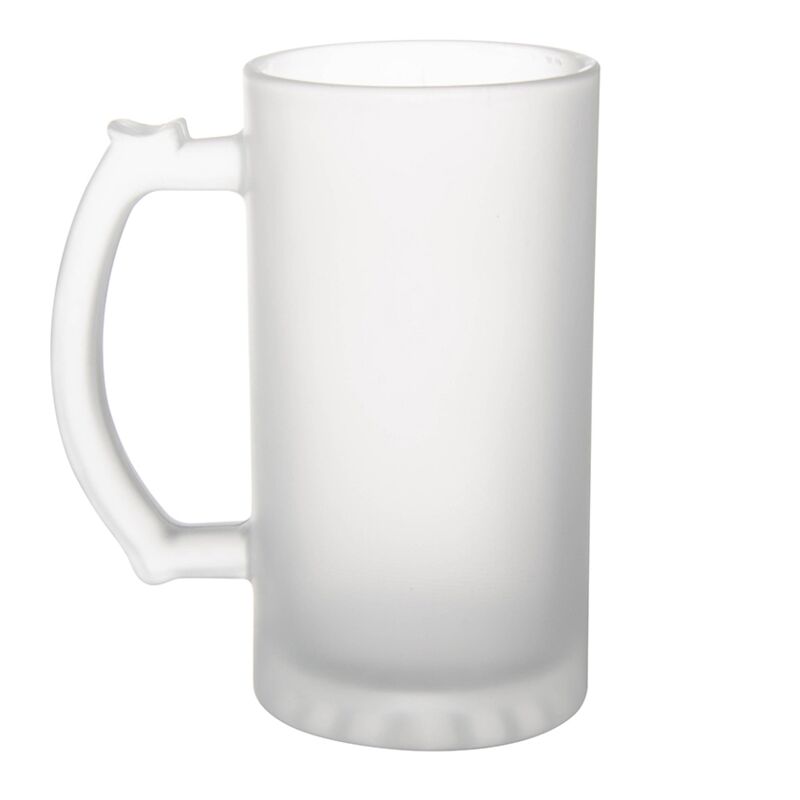 Frosted Glass Beer Mug Thumbnail